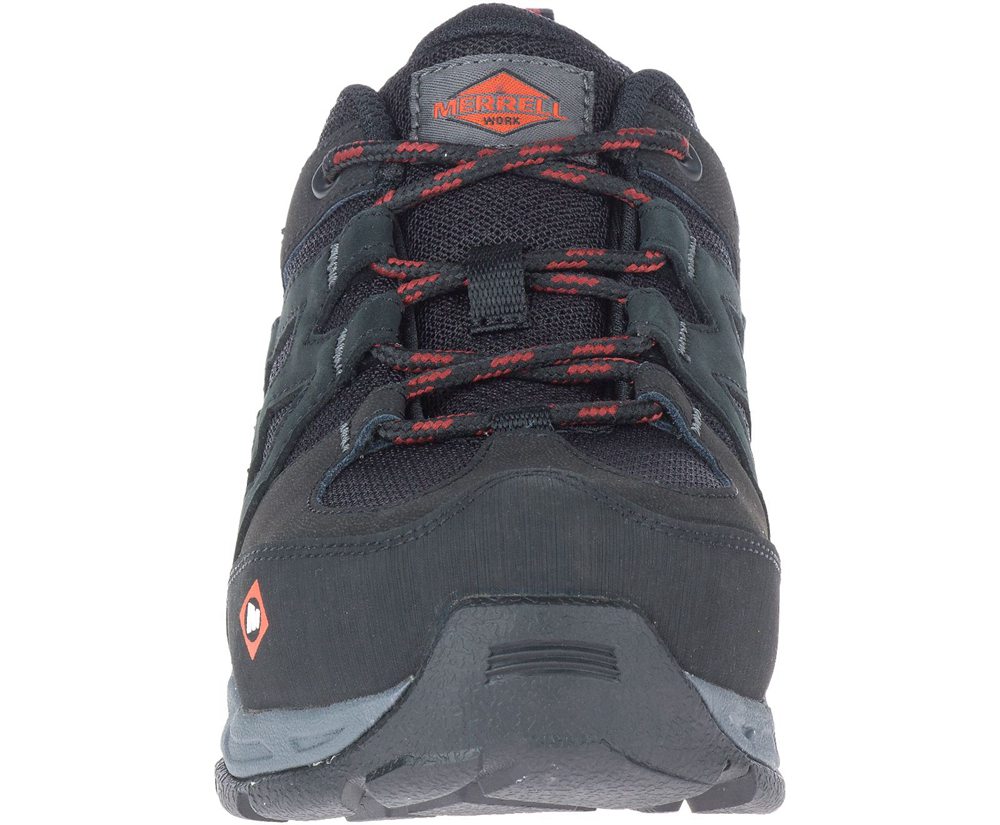 Buty Trekkingowe Merrell Damskie Czarne - Siren Alloy Toe Work - 273681-CXL